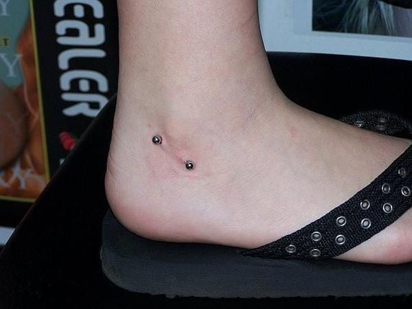 Foot/Ankle surface piercing