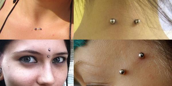 microdermal back piercing