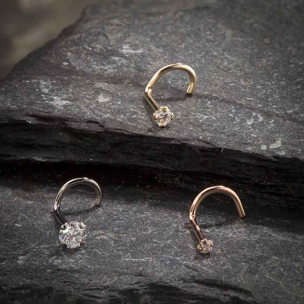 Diamond Nose Rings by FreshTrends