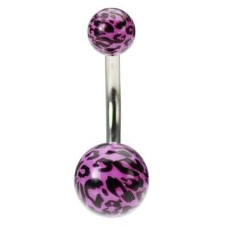 Leopard/Animal Print belly ring