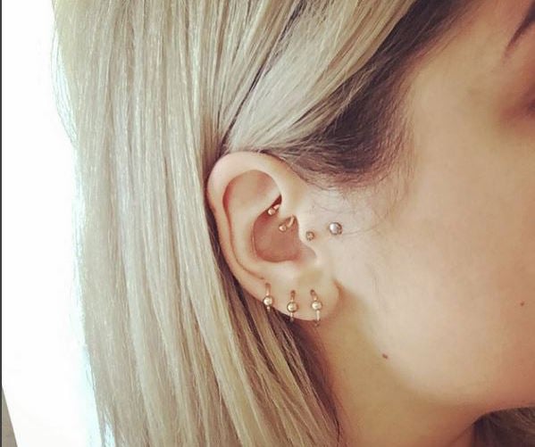 Woman With Daith Piercing