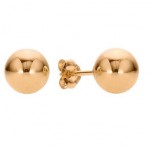 Belle gold stud earrings