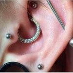 Cartilage piercings with gaugesx