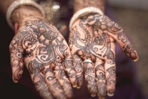 henna tattoos on palms
