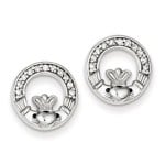 Claddagh earrings