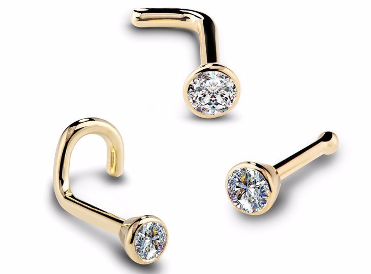 New On The Site: Diamond Bezel-Set Nose Rings - FreshTrends Blog