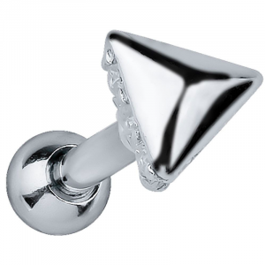 FreshTrends pyramid sterling silver cartilage ring