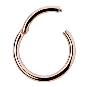 Rose Gold Tone Segment Clicker Ring