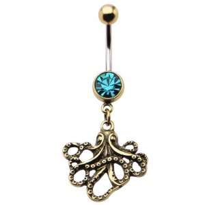 FreshTrends octopus belly ring