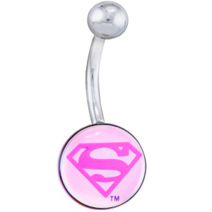 FreshTrends pink belly ring
