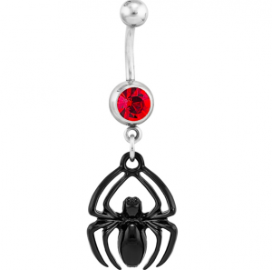 FreshTrends Spiderman Belly Ring
