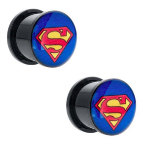 FreshTrends Superman Plugs Pair