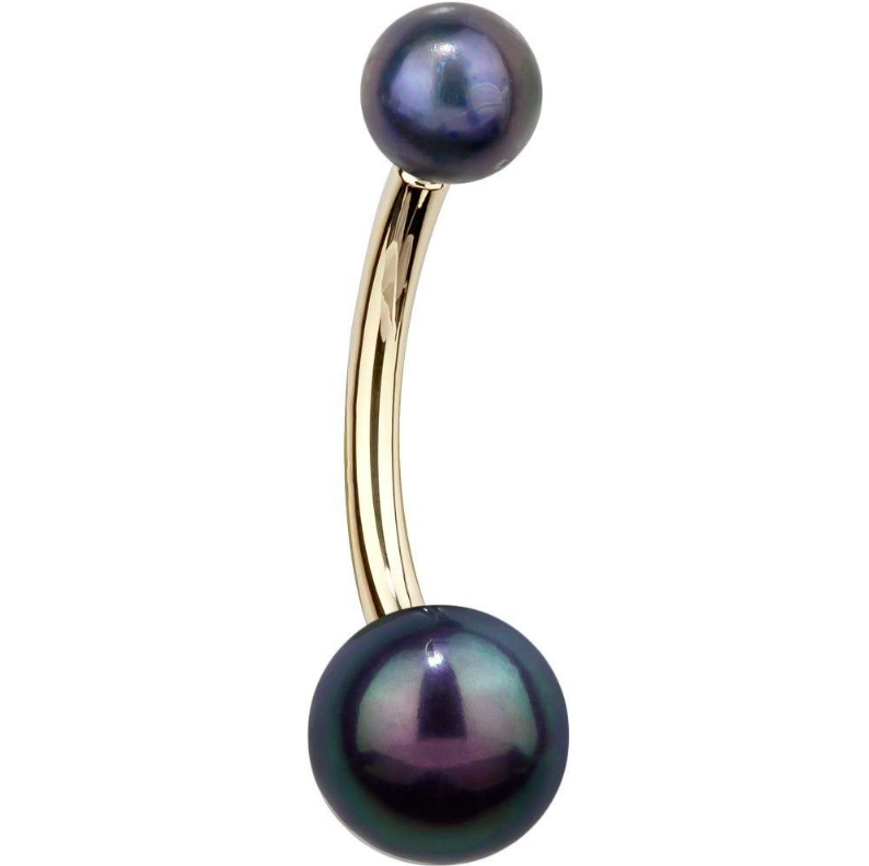peacock pearl belly ring by FreshTrends