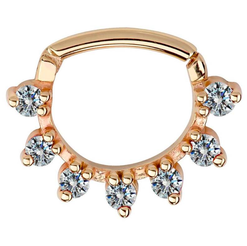diamond petal clicker ring by FreshTrends