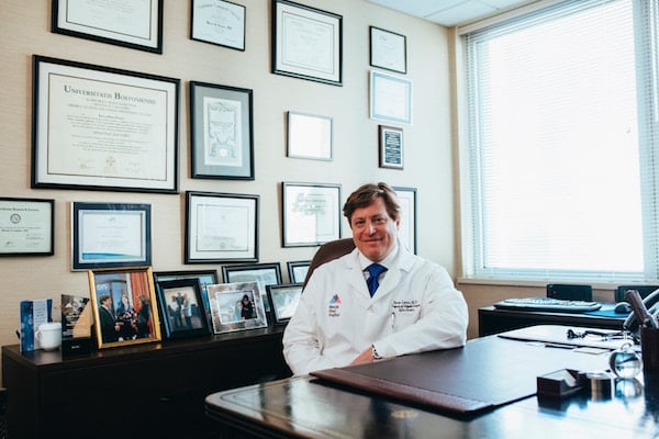 Medical Doctor at His Desk