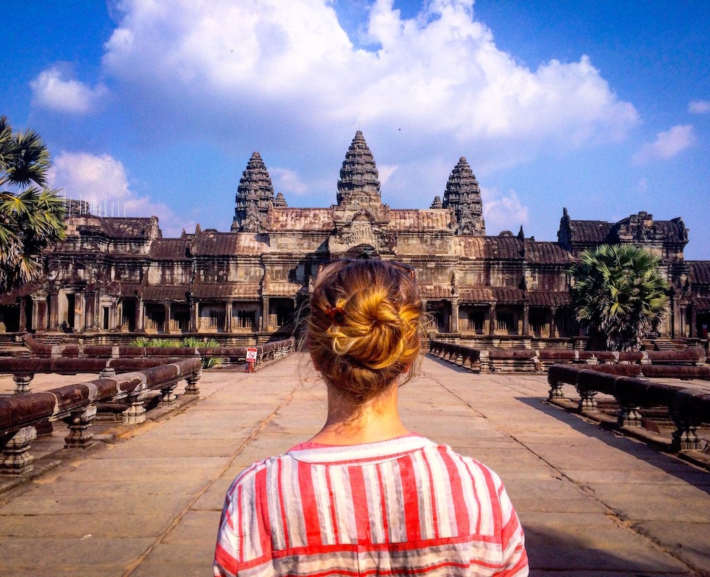 woman traveling in Asia