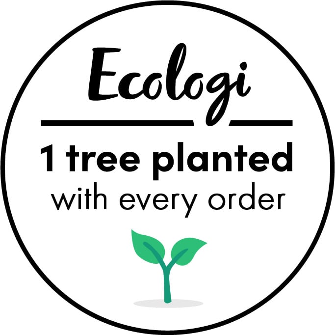 ecologi badge: one tree planted with every order