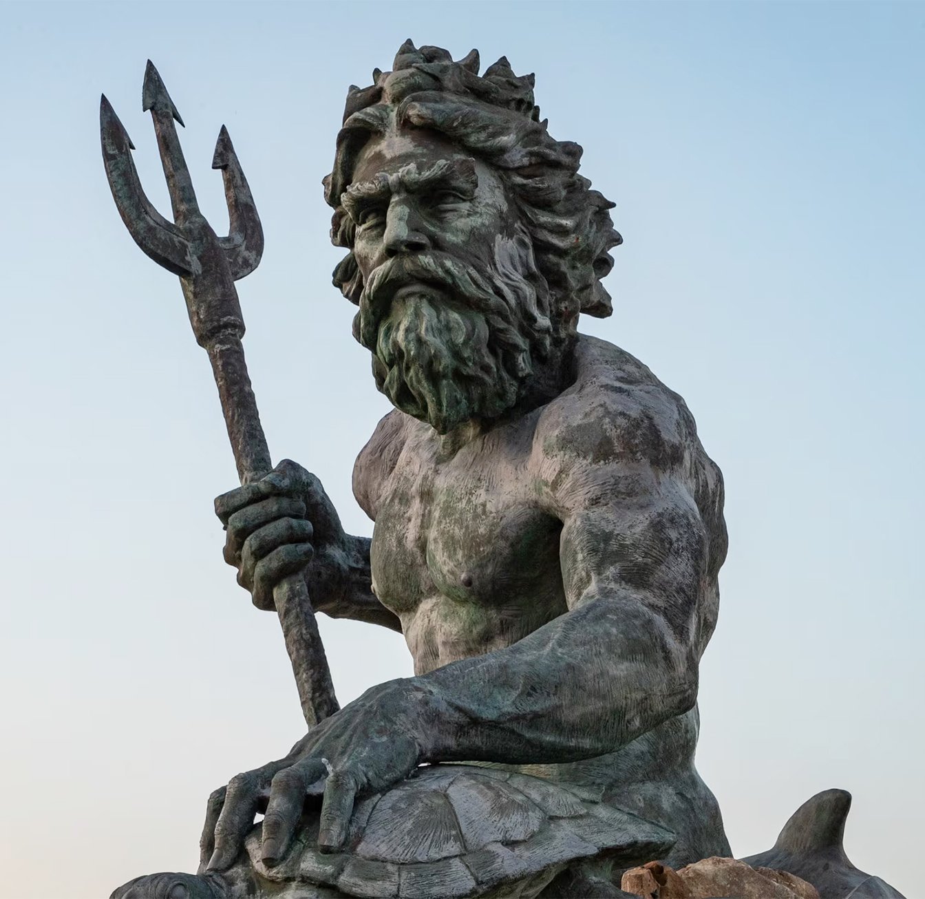 Poseidon statue