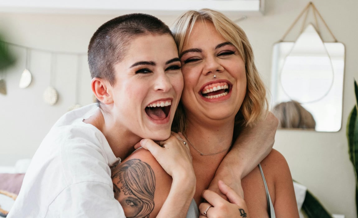 happy pierced people
